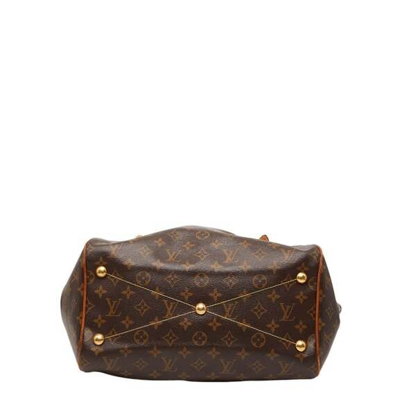 LOUIS VUITTON Authentic Brown Monogram Leather Bag - Picture 3 of 13